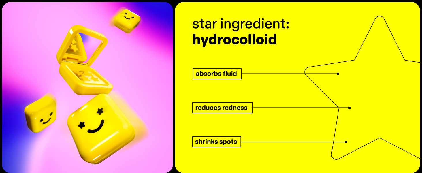 Hydro-Stars- Hydrocolloid Pimple Patches