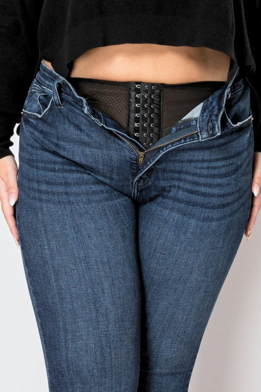 Chancy Corset Plus Super Skinny Jeans - Weeknd Shop Online