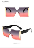 "SUNRISE" Square Rimless Sunglasses