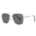 Men Fashion Rectangle Aviator Sunglasses Weekend Shade Sunglasses