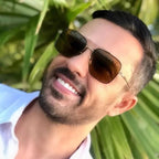Men Fashion Rectangle Aviator Sunglasses