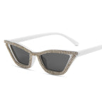 Rhinestone Cateye Iconic Sunglasses Weekend Shade Sunglasses