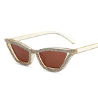 Rhinestone Cateye Iconic Sunglasses Weekend Shade Sunglasses
