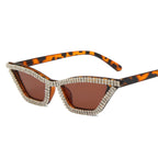 Rhinestone Cateye Iconic Sunglasses Weekend Shade Sunglasses
