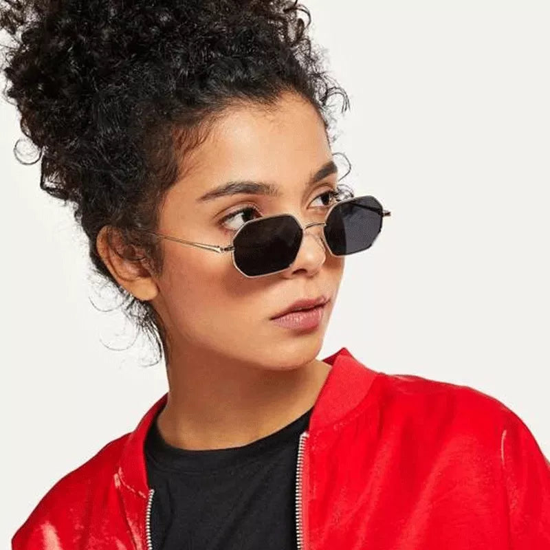 Fashion Oval Metal Frame Sunglasses - Weekend Shade Sunglasses