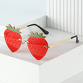 Strawberry Rimless Sunglasses Weekend Shade Sunglasses