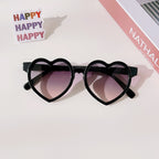 Kids Heart Plastic Frame Sunglasses