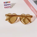 Kids Heart Plastic Frame Sunglasses Weekend Shade Sunglasses