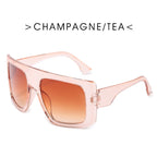 "In Your Barbie Dreams" Oversize Plastic Frame Sunglasses