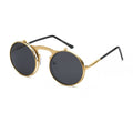 "90's Vibe" Round Flip Up Sunglasses - Weekend Shade Sunglasses
