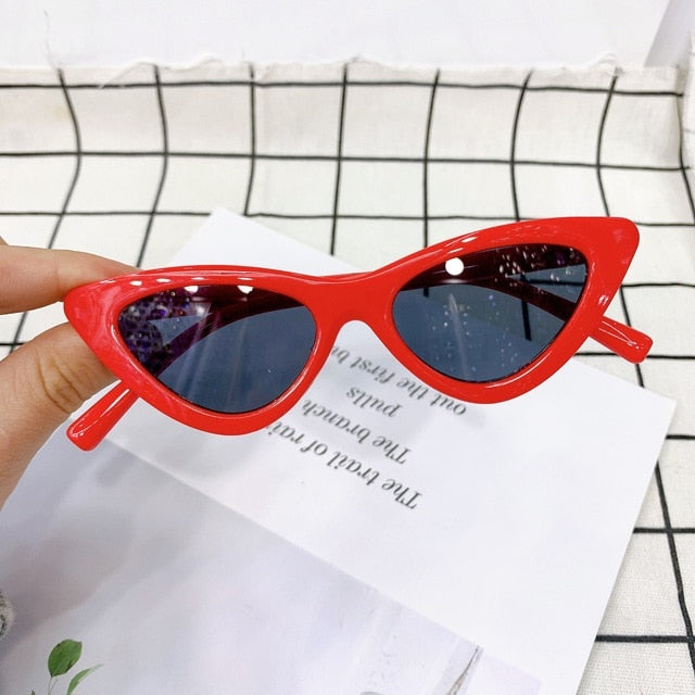 Kids Pointed Cat Eye Sunglasses