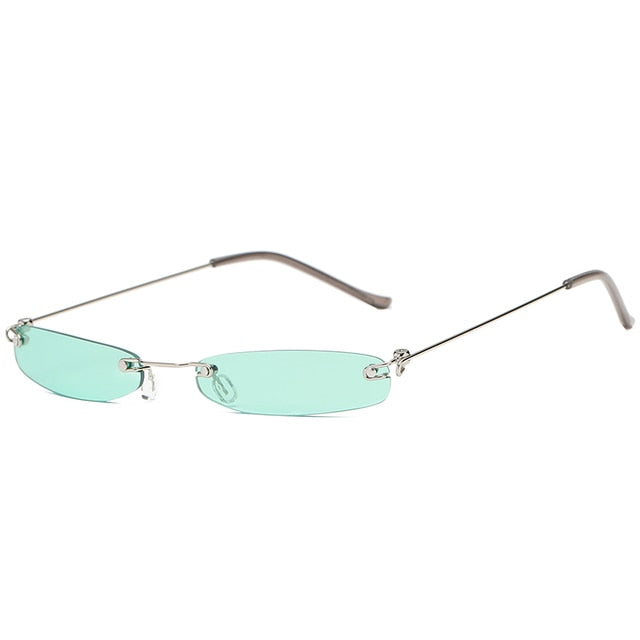 New Fashion Rimless Tiny Sunglasses