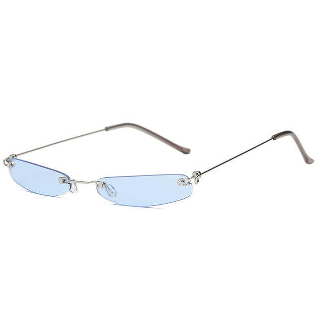 New Fashion Rimless Tiny Sunglasses