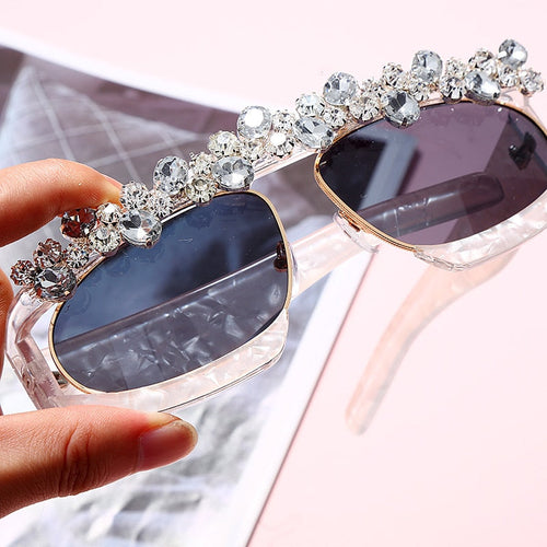 "Fashion Influence" Rhinestone Sunglasses Weekend Shade Sunglasses