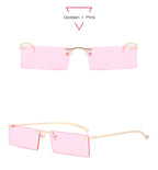 Retro Skinny Square Sunglasses