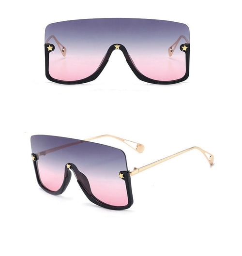 "Fly Fashion" Rimless Sunglasses Weekend Shade Sunglasses