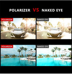 Men Square Style Gradient Polarized Sunglasses