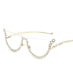LA Rhinestone Semi Fashion Sunglasses