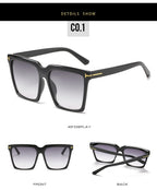 "Square Up" Oversize Sunglasses
