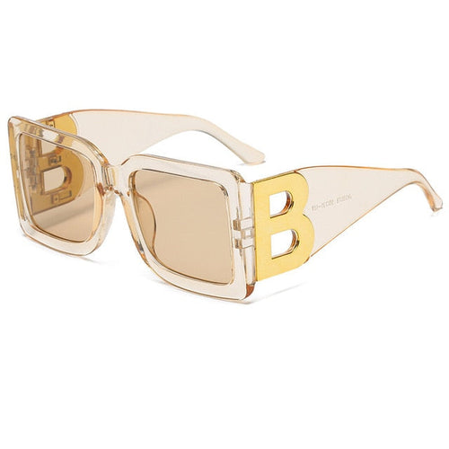 "Big B"  Oversized Square Sunglasses Weekend Shade Sunglasses