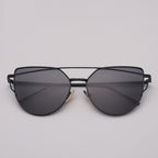 Cat Eye Retro Reflective Sunglasses
