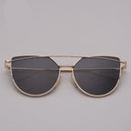 Cat Eye Retro Reflective Sunglasses