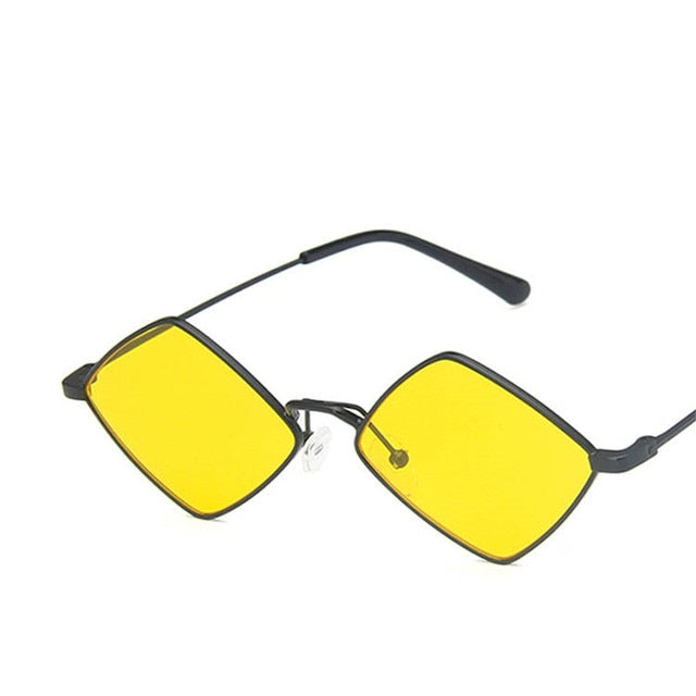 Retro Red Cateye Round Sunglasses