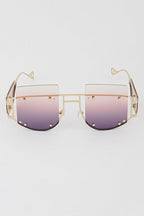Cut Out Oversize Sunglasses - Weekend Shade Sunglasses