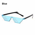 Retro Rimless Pixel Sunglasses Weekend Shade Sunglasses