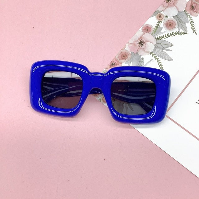 Kids Candy Color Plastic Sunglasses