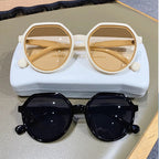 Oversize round women sunglasses - weekend shade