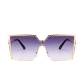"I Ride Fly" Oversize Square Sunglasses Weekend Shade Sunglasses