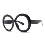 "Funky" Round Plastic Sunglasses