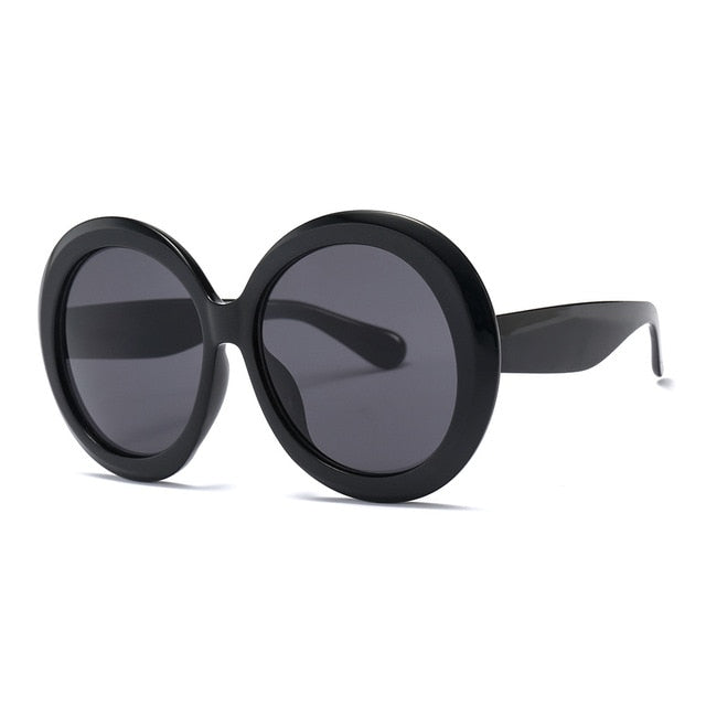 "Funky" Round Plastic Sunglasses