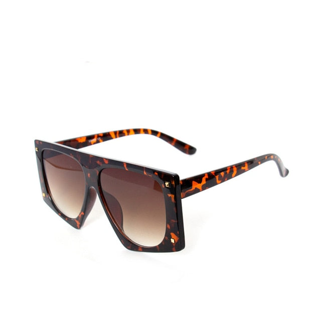 "Vacation" Oversize Square Sunglasses