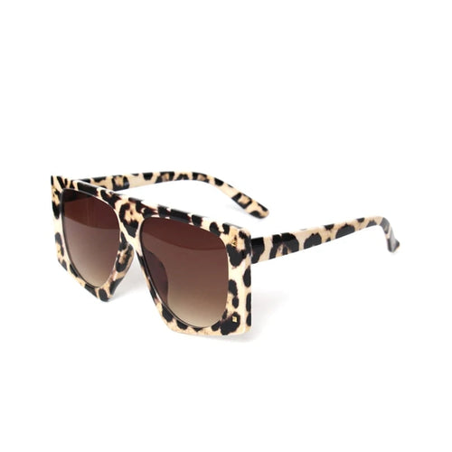 "Vacation" Oversize Square Sunglasses Weekend Shade Sunglasses