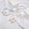 Round Clear Lens Glasses Weekend Shade Sunglasses