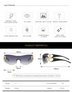 "I Heart You" Fashion Luxury Sunglasses