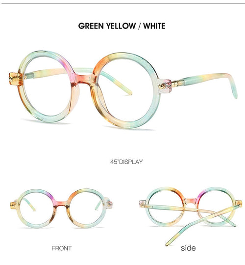 "Move in silence" Women Round Plastic Frame Sunglasses Weekend Shade Sunglasses