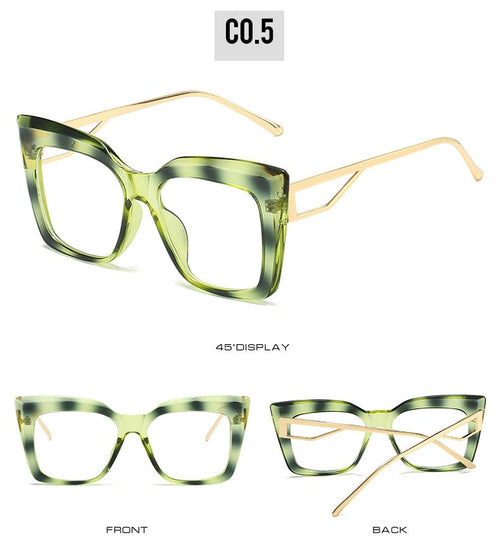 "The Boss" Fashion Square Optical Glasses Frames Weekend Shade Sunglasses