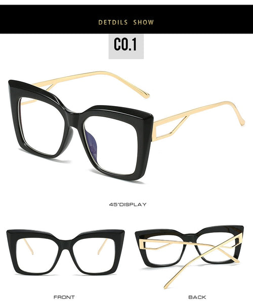 "The Boss" Fashion Square Optical Glasses Frames Weekend Shade Sunglasses