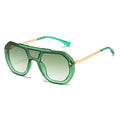 "Super Trouble" Round Plastic Frame Sunglasses Weekend Shade Sunglasses