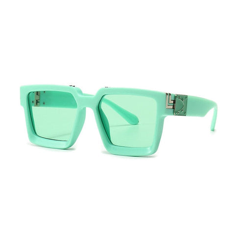 "Tampa Vibes" Retro Square Sunglasses Weekend Shade Sunglasses