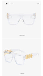 Vegas Vibes Square Plastic Frame Sunglasses - Weekend Shade Sunglasses