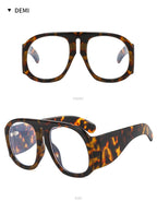 Vintage Oversize Round Glasses