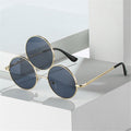"My Third Eye" Round Reflective 3 Lens Frame Sunglasses Weekend Shade Sunglasses
