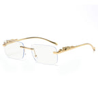 "Mr.Clean" Rimless Square Sunglasses