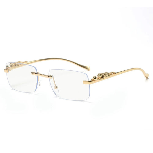 "Mr.Clean" Rimless Square Sunglasses 