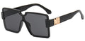Oversize Rimless Fashion Sunglasses Weekend Shade Sunglasses