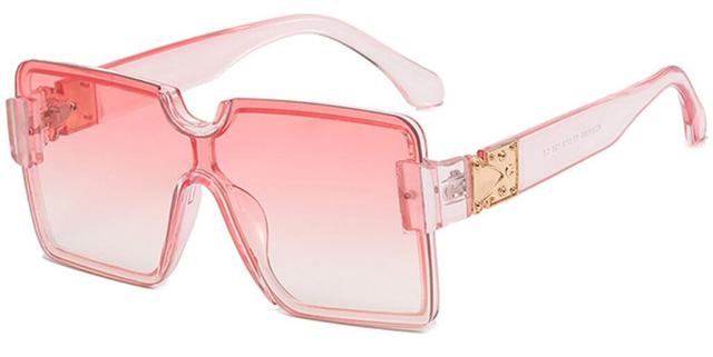 Oversize Rimless Fashion Sunglasses